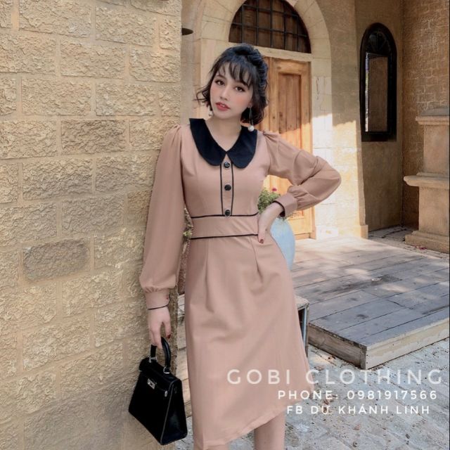 [Mã WASTMINI giảm 10% tối đa 30K đơn 150K] Váy phối faersa A400.220