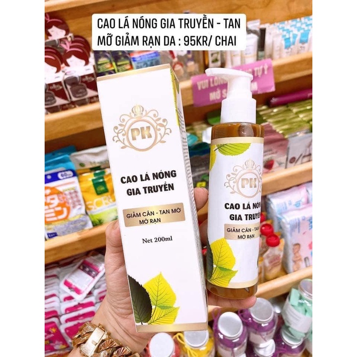 Tan mỡ gia truyền Cao Lá Nóng - PK