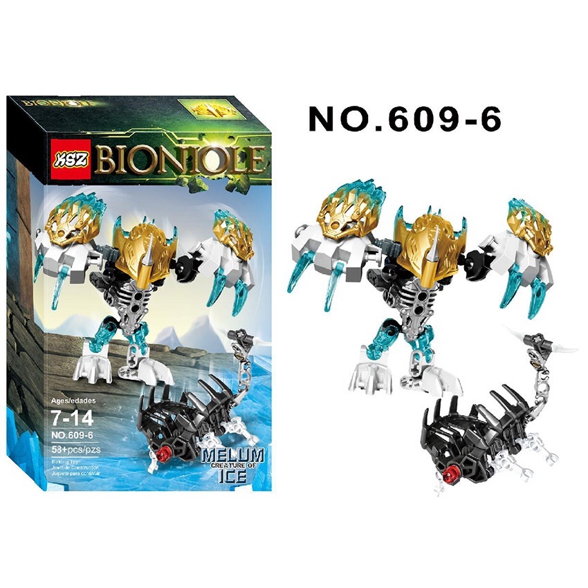 Mô Hình Lắp Ráp Lego 609-1 - 6 71300 Bionicle