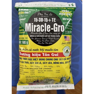 Na - phân bón lá 15-30-15 miracle-gro kích hoa cực tốt gói 500gram