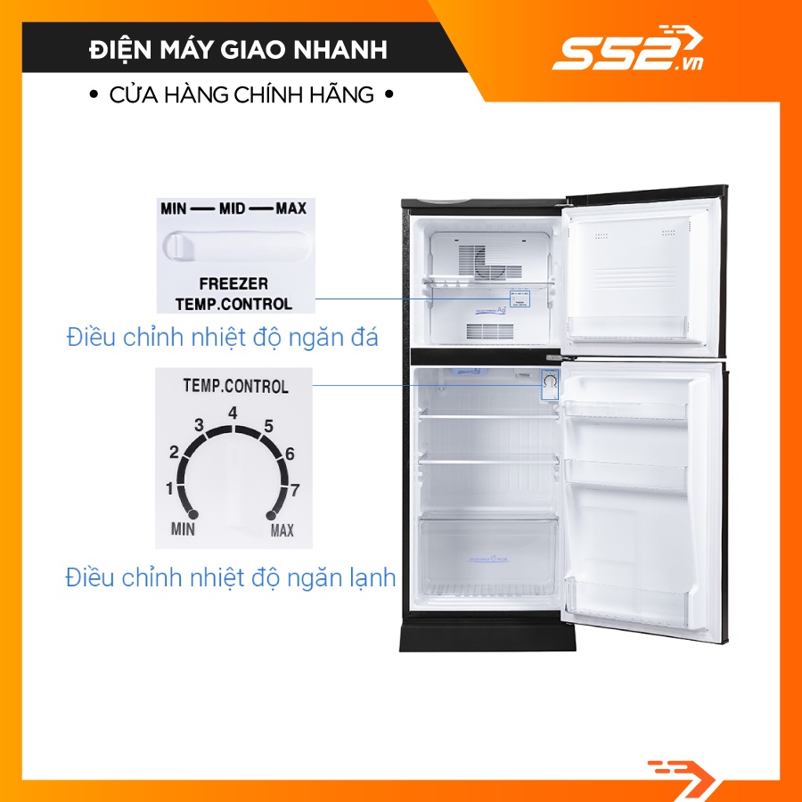 Tủ Lạnh Aqua 130 Lít AQR-T150FA - Hàng Chính Hãng