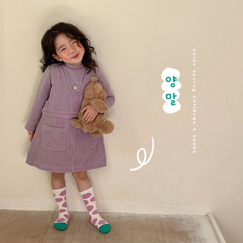 Set 3 tất cao cổ, Tất vớ len dài đến bắp chân cho bé nhiều màu dễ thương đủ size từ 1-8 tuổi mẫu mới nhất S3TB