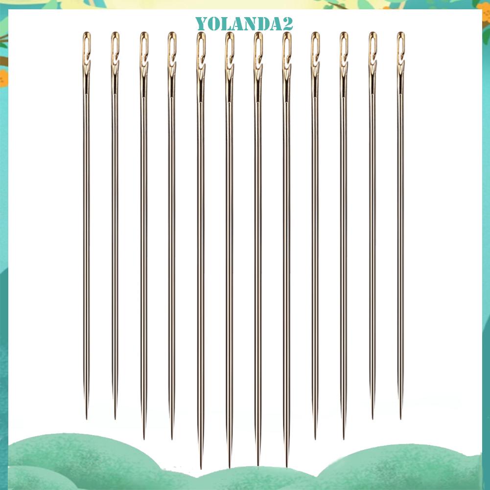 Bộ 12 kim thêu bằng thép không gỉ