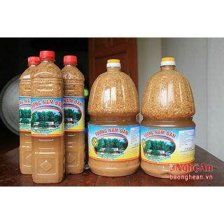 Nửa lít tương Nam Đàn nhà làm hương vị quê hương