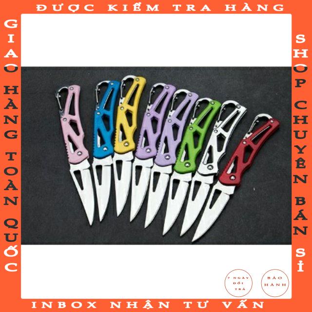 (RẺ- ĐẸP) DAO GẤP MINI EDC THÉP KHÔNG GỈ- DÙNG TREO MÓC KHOÁ. othubinh
