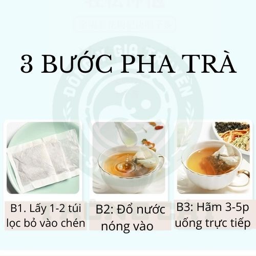 Dùng thử Trà thảo dược thải độc gan Đông Y cao cấp Thông Cát [giải rượu, tăng cường miễn dịch, giải độc cơ thể]