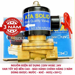 Van điện từ phi 34 ATA chính hãng bảo hành 3 năm