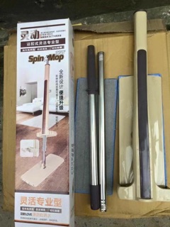 Cây lau nhà vắt phẳng Spin Mod