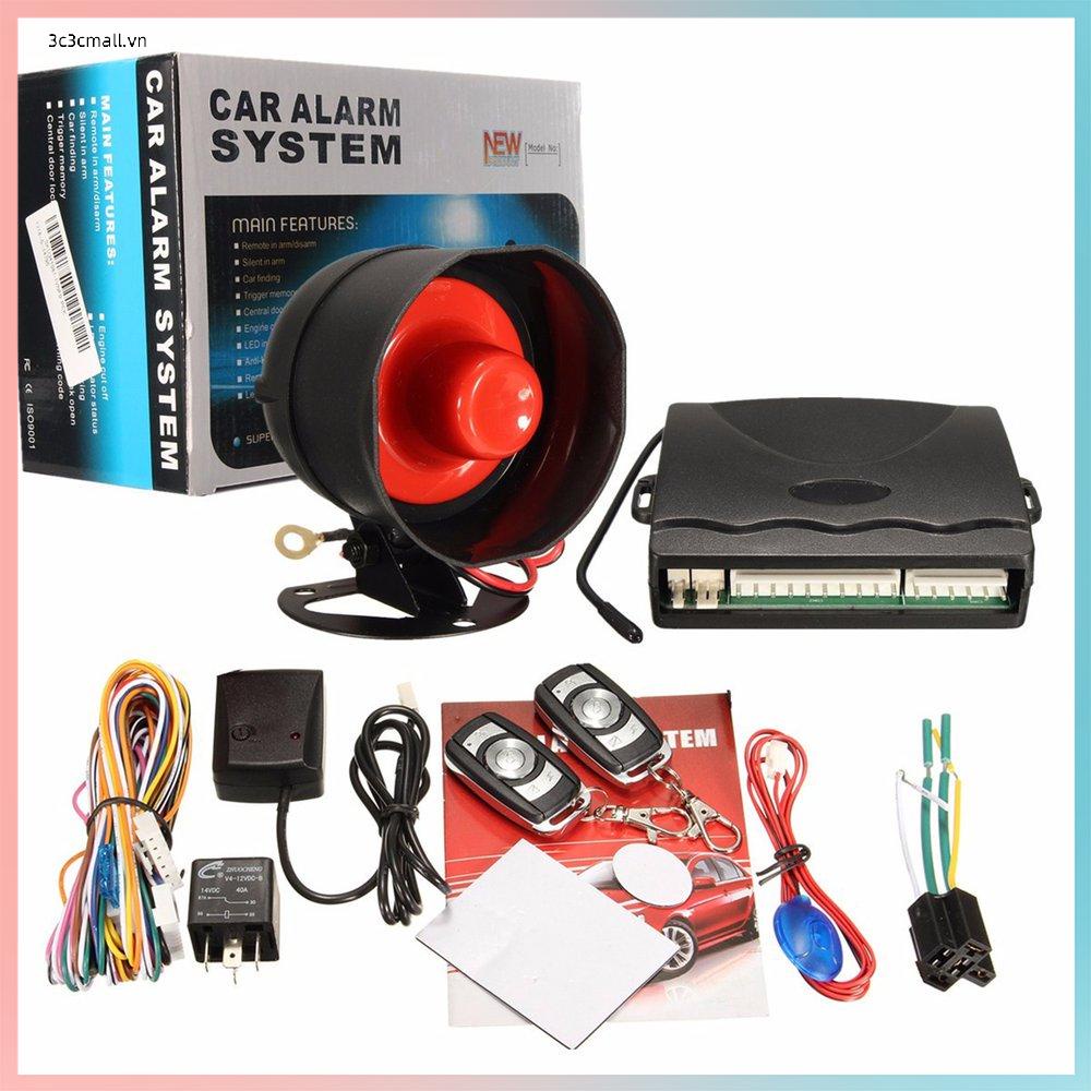 ⚡chất lượng cao⚡Car Alarm Protection Burglar System Keyless Entry Siren With Remote Control | BigBuy360 - bigbuy360.vn