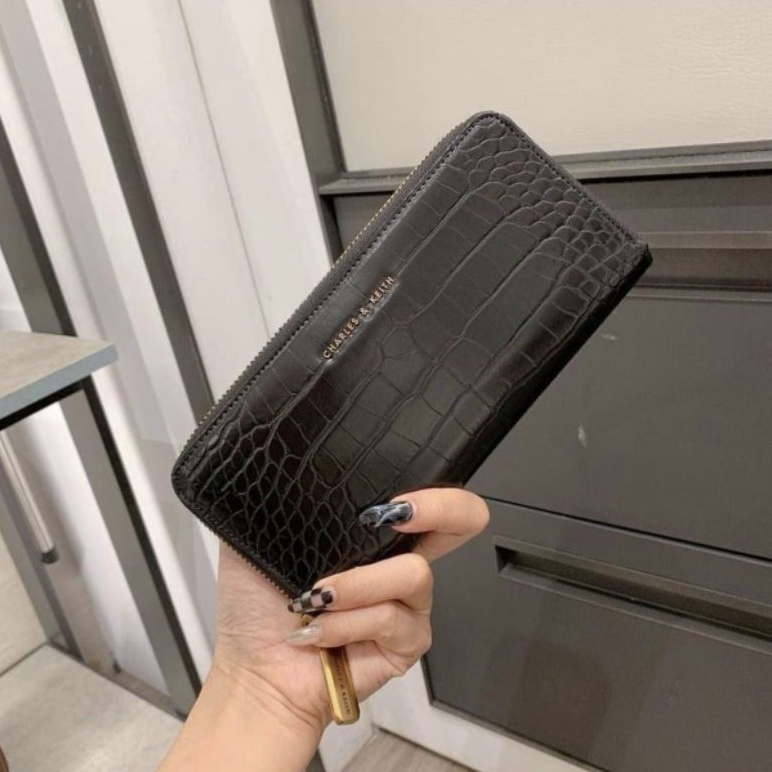 VÍ CN.K DÀI DA CROCO XUẤT XỊN [Tặng kèm hộp]