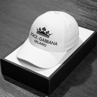 Nón lưỡi trai Kaki Dolce nam nữ freesize, full hộp, Nón Kết thêu Logo, Trắng, Đen