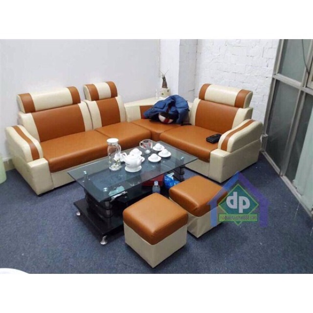 Sofa 4 cục kèm đôn