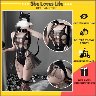 Đồ Ngủ Sexy cosplay Trang Phục Tiểu Quỷ Quyến Rũ Gợi cảm