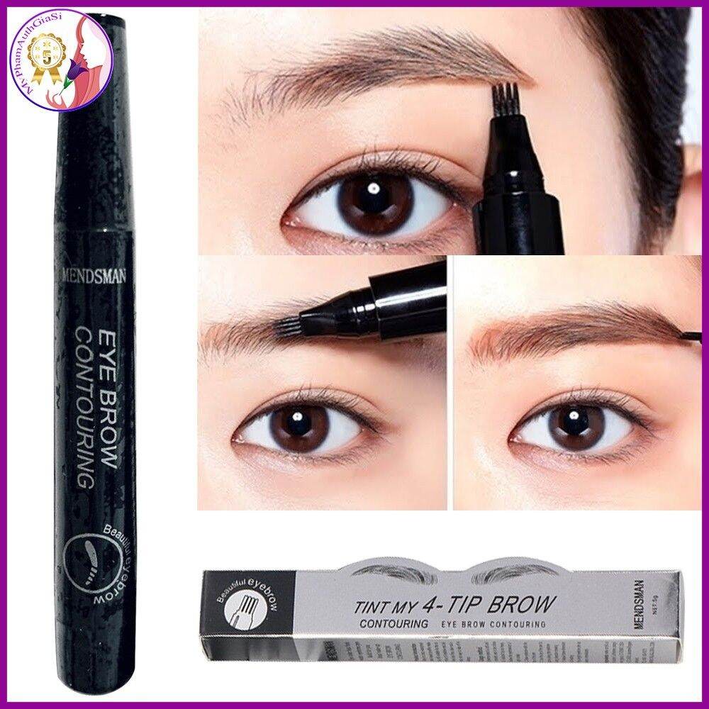 Bút chì kẻ lông mày phẩy sợi 4D chống nước siêu lâu trôi PO-P104