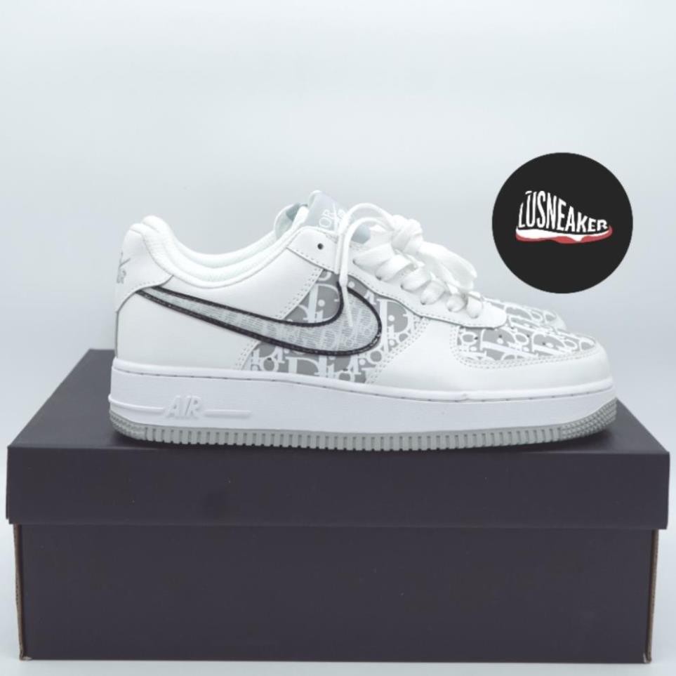 Giày Af1 Dior Trắng 🏆HOT TREND🏆 Sneaker Nam Nữ Đủ Size : 39-43/Giày AIR DlOR cổ thấp