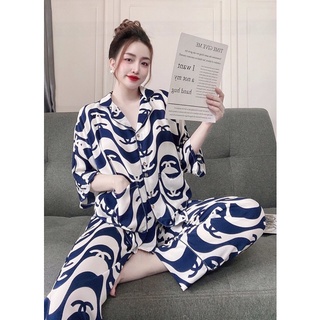 Đồ bộ pijama cánh dơi -Lụa mango cao cấp.