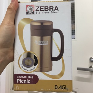 Bình giữ nhiệt inox 304 zebra 450ml