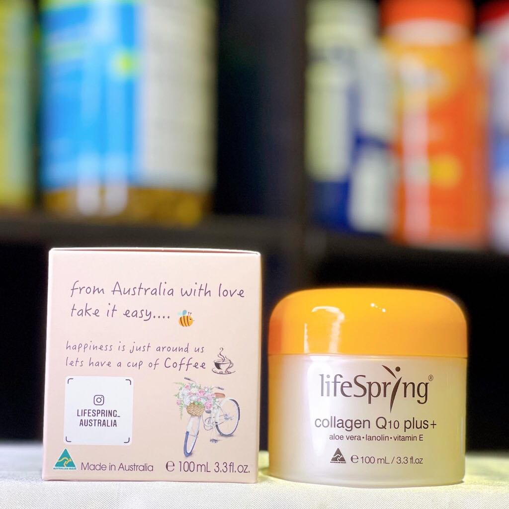 Kem dưỡng da nhau thai cừu LifeSpring Collagen Q10 Plus+