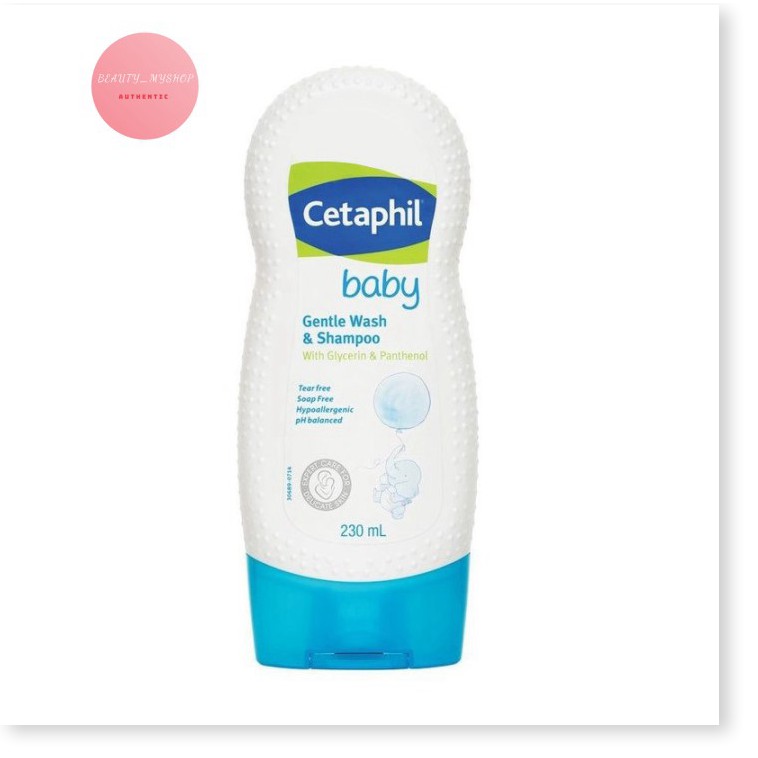 [Hợp đồng Mã giảm giá] Sữa Tắm Gội Cetaphil Dịu Nhẹ Cho Bé Baby Gentle Wash & Shampoo 230ml