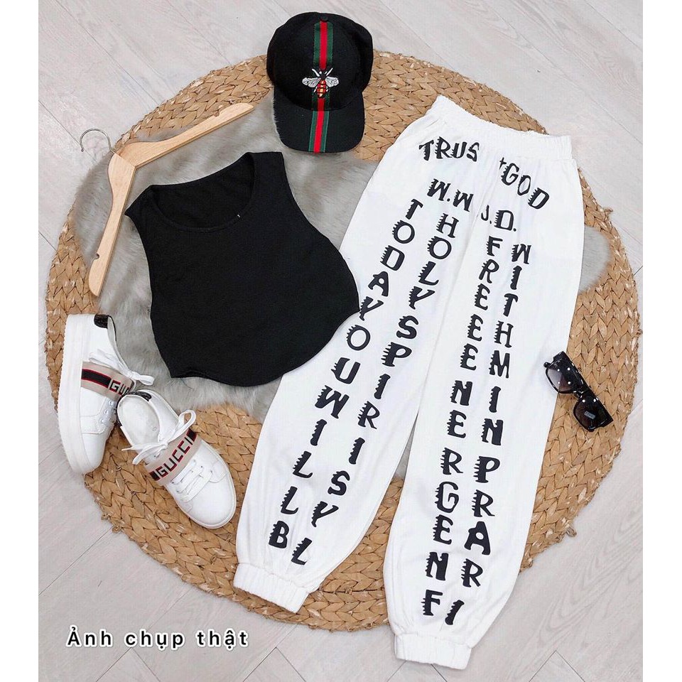 SET ÁO BA LỖ + QUẦN BAGGY