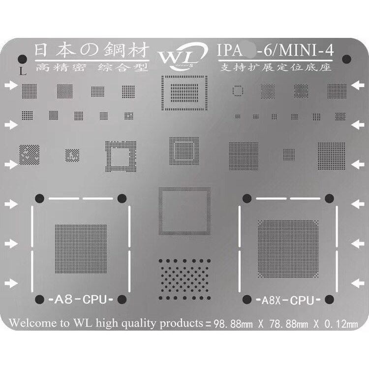Vỉ đổ chân WL cho iP_a_d 6-Mini 4