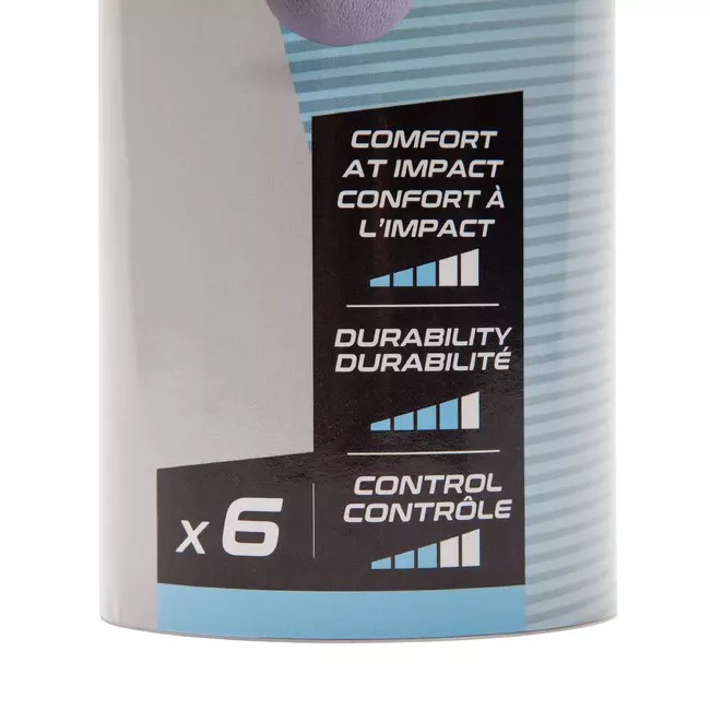 Hộp 6 quả cầu lông nhựa PSC 500 Cỡ Trung - VÀNG MIRILIK DECA