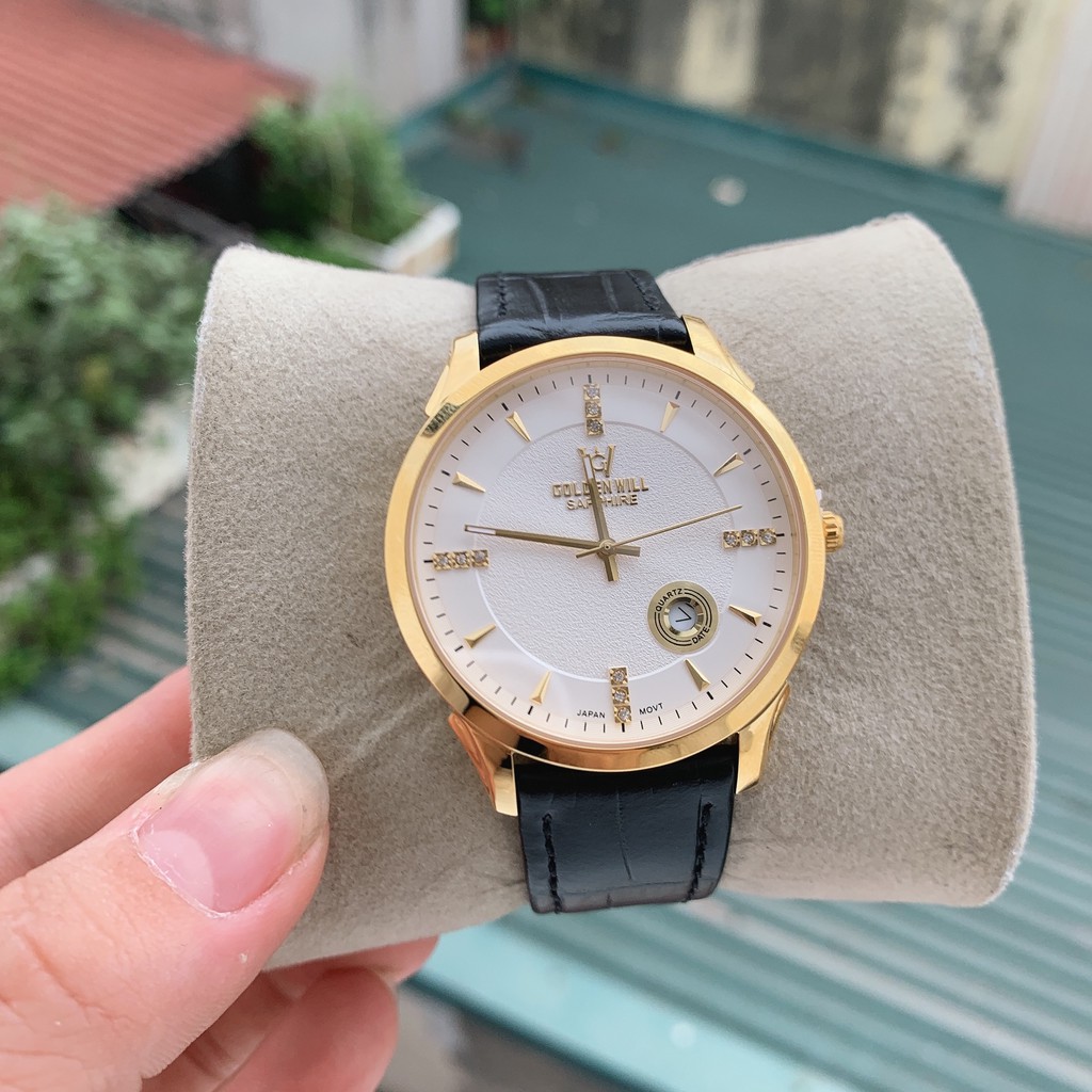Đồng Hồ Nam Golden Will 2130 Dây Da
