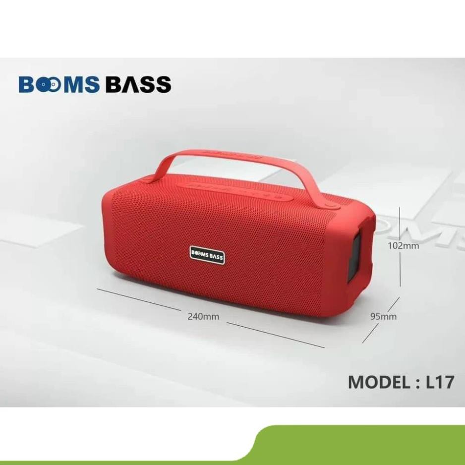 Loa Bluetooth Bombass L17 âm thanh Bass siêu ấm - Hỗ trợ thẻ nhớ,FM,audio 3.5mm hàng cao cấp @ @