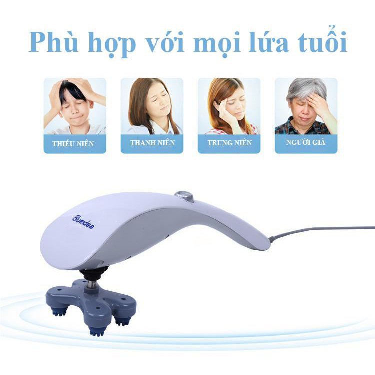 Máy massage cầm tay 11 đầu mát xa hiệu Luxurious Massager cao cấp