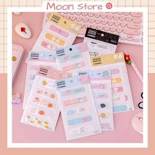 Set 5 băng dán cá nhân họa tiết hoạt hình thoáng khí chăm sóc da hiệu quả