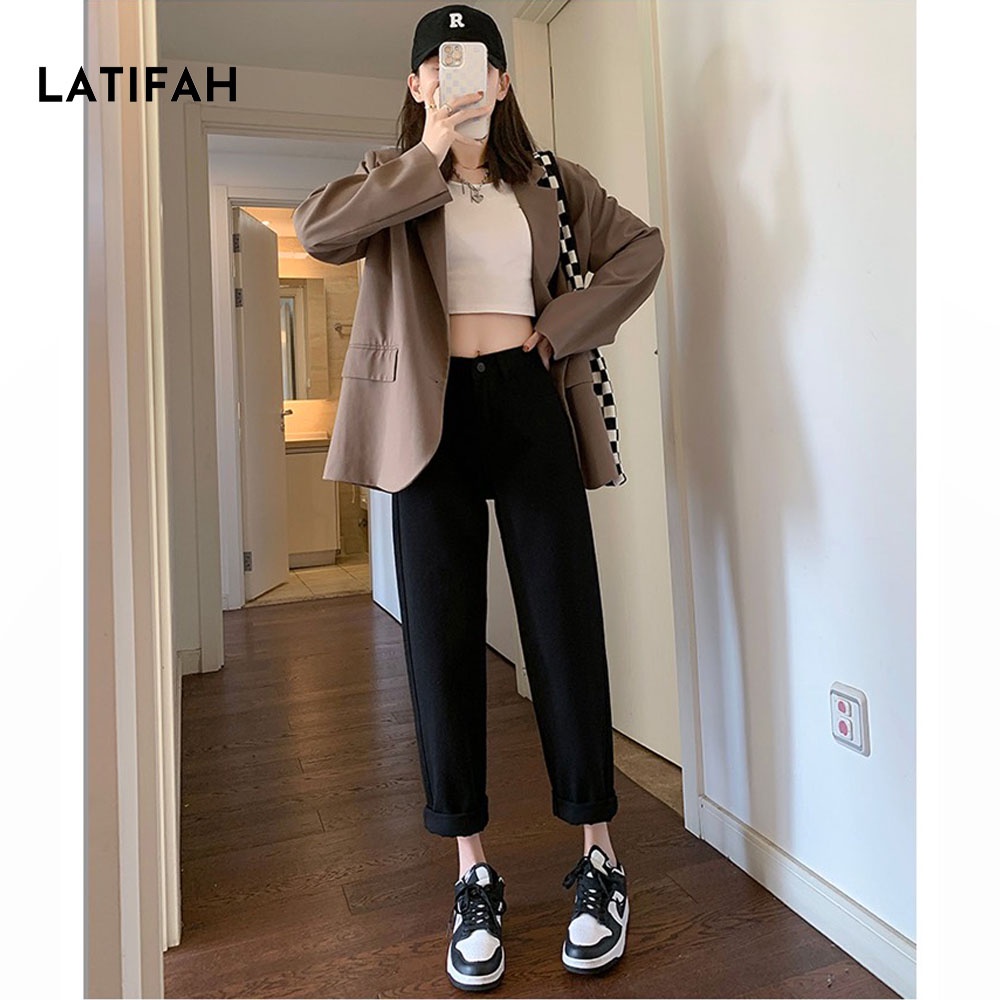 Quần baggy kaki ống nhỏ LATIFAH QD048 phong cách ulzzang trẻ trung năng động