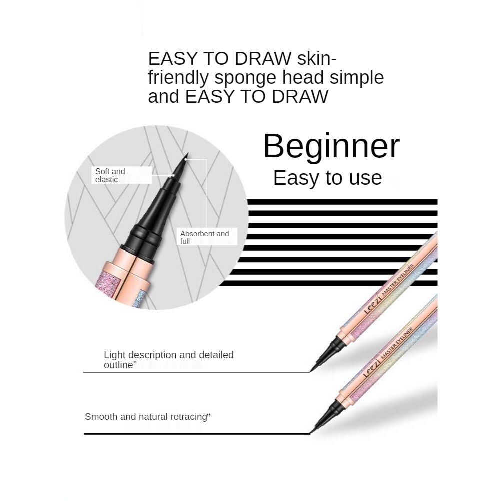 Bút kẻ mắt dạng lỏng chống thấm nước họa tiết ánh sao lấp lánh | BigBuy360 - bigbuy360.vn