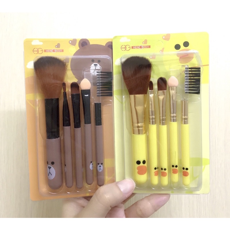 Set Cọ Mini Make Up Gấu/Thỏ/Vịt