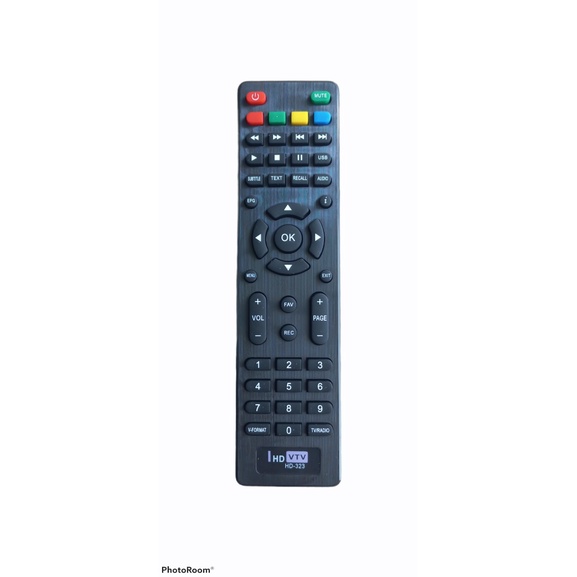 Điều khiển VTV HD-323 - Tặng kèm pin-Remote đầu thu truyền hình VTV HD 323