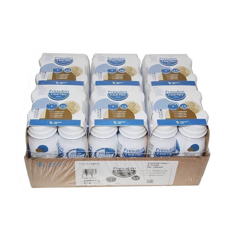 Fresubin 2Kcal Fibre 200ml - Dinh dưỡng cho bệnh nhân phẫu thuật, COPD, Tim mạch, Đang chạy thận