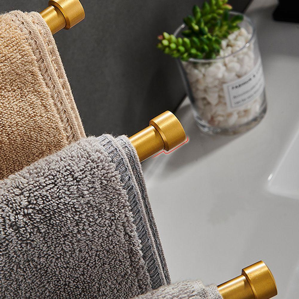 Giá Đỡ Khăn Tắm Có Móc Treo Tiện Dụng Cho Phòng Tắm