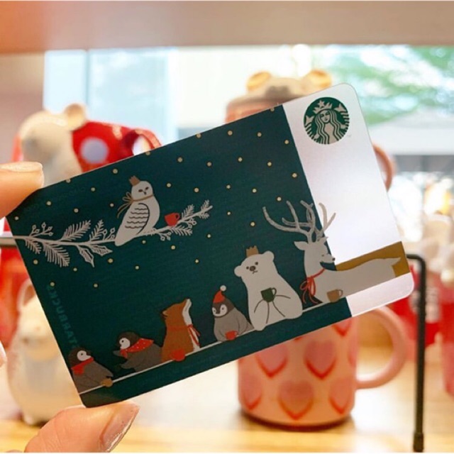 Starbucks Thiệp Giáng Sinh Starbuck Thời Trang 2020