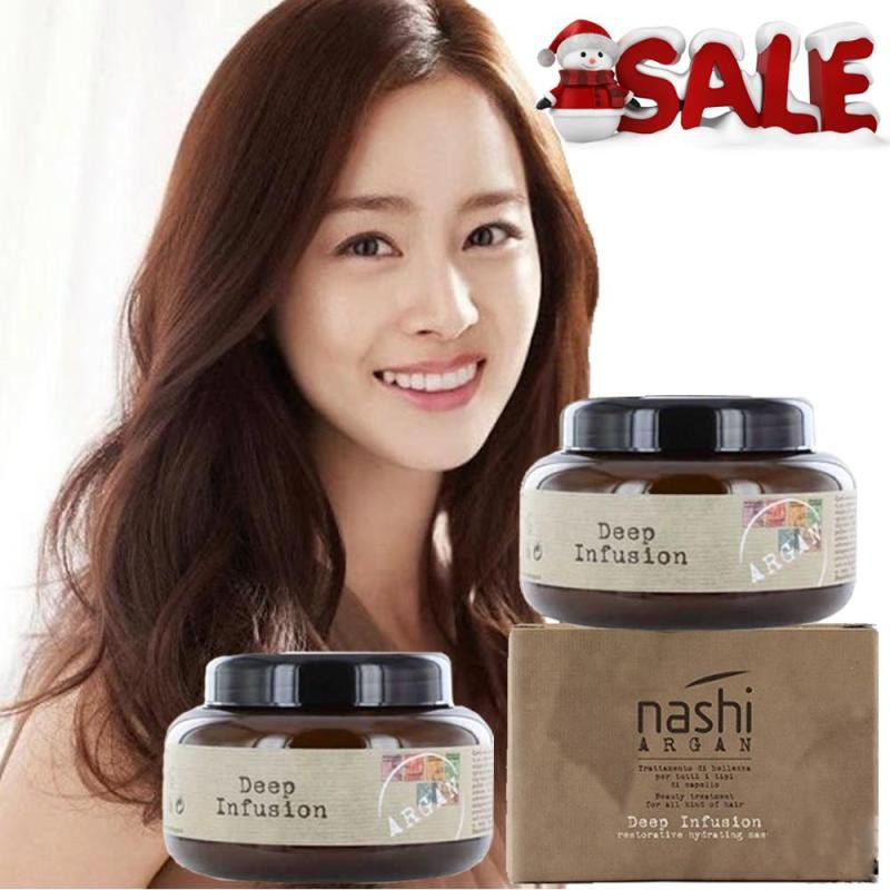 (HOT) Dầu Ủ Tóc, Kem Dưỡng Tóc Nashi Argan chuẩn, Tạo Độ Mềm Mượt Cho Tóc Khô, Chẻ Ngọn. Hũ To 500ml!
