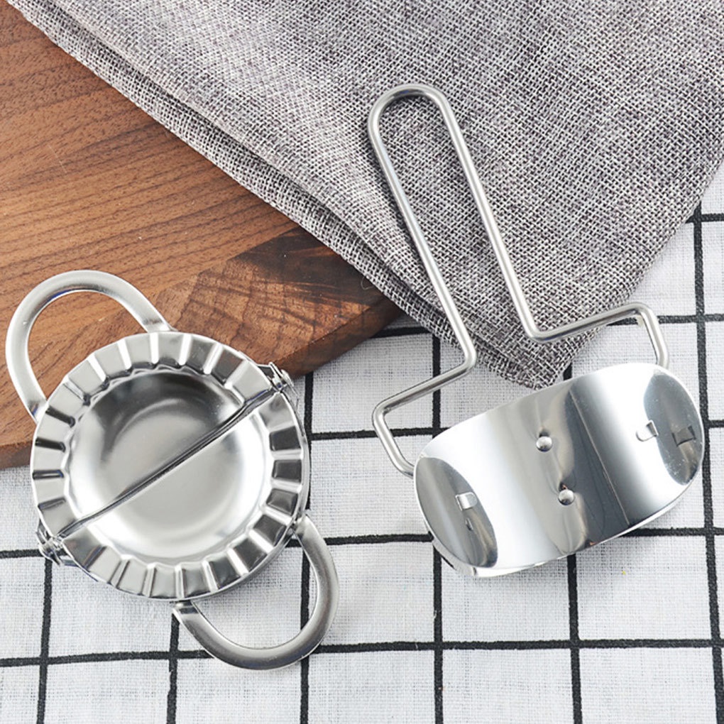 Set 2 Khuôn Làm Há Cảo Bằng Thép Không Gỉ 304
