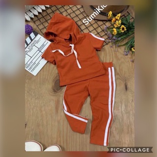 Bộ bé gái có nón SumiKids