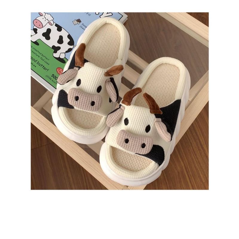 Dép Nữ Quai Ngang Bò Sữa Siêu Đẹp Mẫu Mới