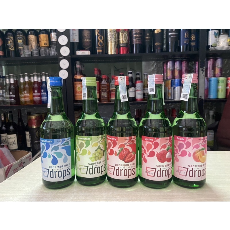Soju Hàn Quốc 7 DROPS Original Fresh 16 360ml- Truyền Thống