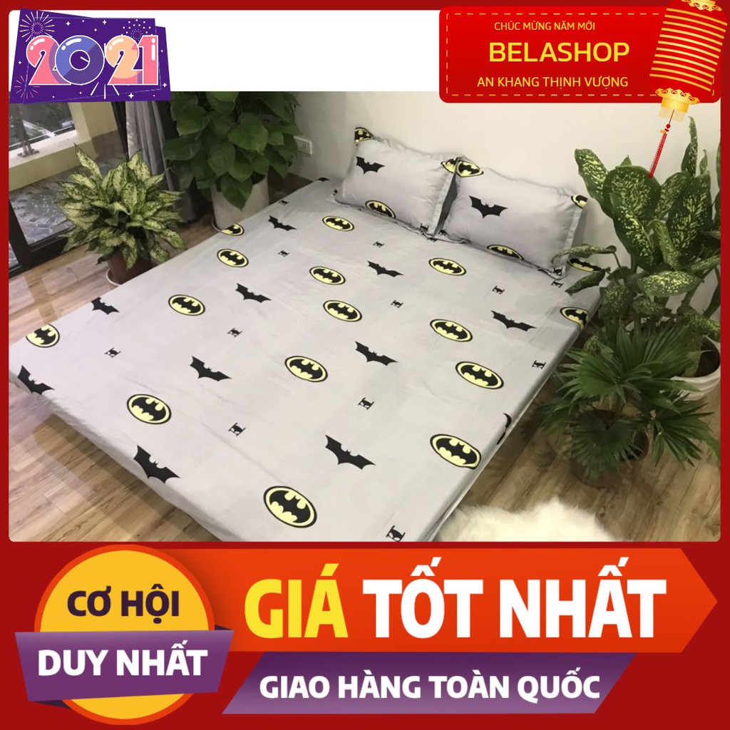 [Bộ ga gối 3 món]Bộ Ga Gối Cotton PoLy Hàn Quốc 1m2,1m4,1m5,1m6,1m8,chim ghi