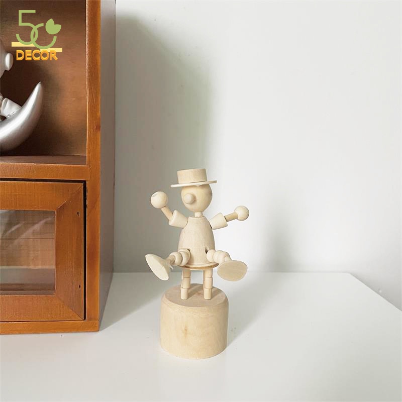Mô hình người, động vật gỗ trang trí bàn học, bàn làm việc, decor phòng khách, quà tặng, quà lưu niệm