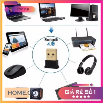 USB Bluetooth V4.0 kết nối bàn phím, chuột tay cầm chơi game, loa...dành cho PC, Laptop