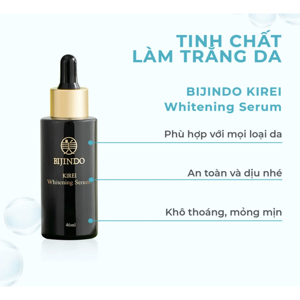 Serum Tinh Chất Làm Trắng Da BIJINDO KIREI Cải Thiện Sắc Tố Khoá Ẩm Nuôi Dưỡng Từ Sâu Bên Trong 46ml