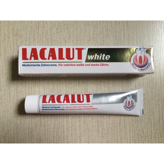 [Giá Tốt] - LACALUT WHITE KEM ĐÁNH RĂNG ĐỨC LÀM TRẮNG RĂNG - 75ml - [Hàng Chính Hãng]