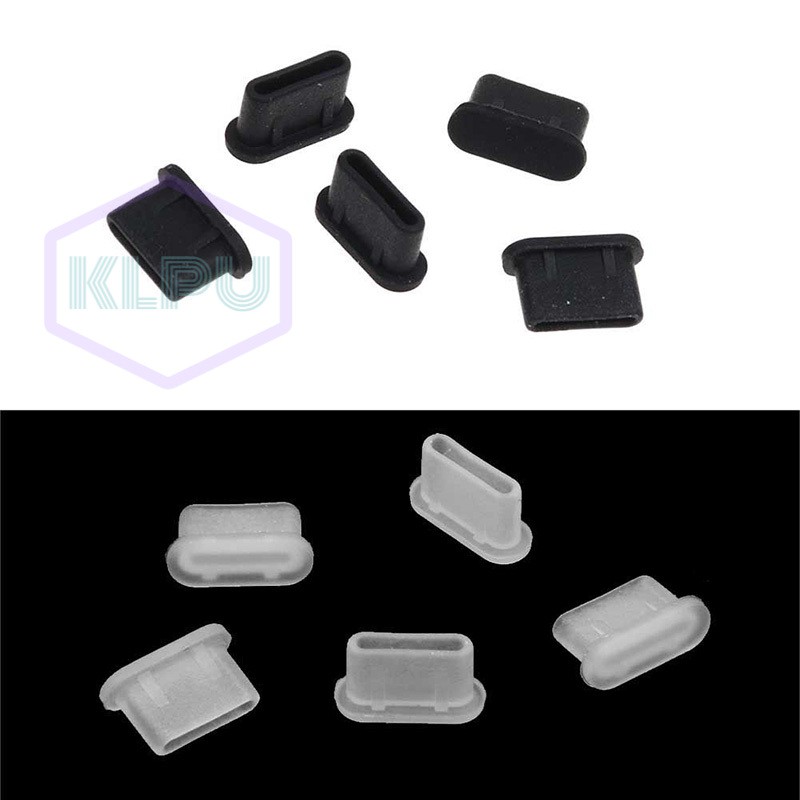 Bộ 5 nút gắn cổng sạc type C chống bụi bẩn tiện dụng cho điện thoại | BigBuy360 - bigbuy360.vn