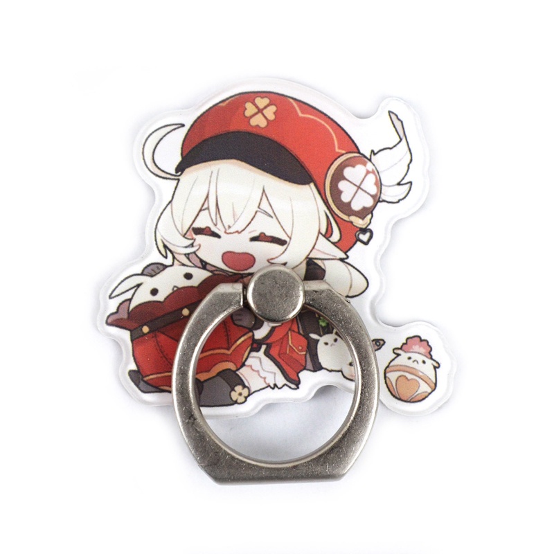 Móc Khóa Điện Thoại Bằng Acrylic Hình Hoa Anime