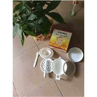 bộ dụng cụ chế biến thức ăn dặm cho bé